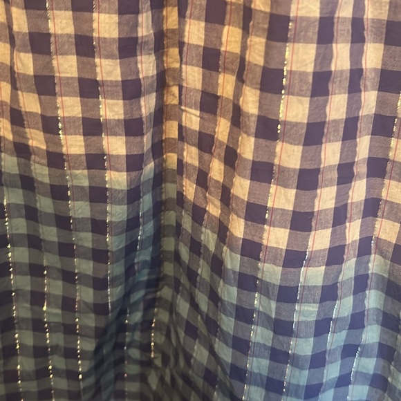 NWT Pilcro by Anthropologie long sleeved button up shirt ombré & pocket-XL - Picture 7 of 9